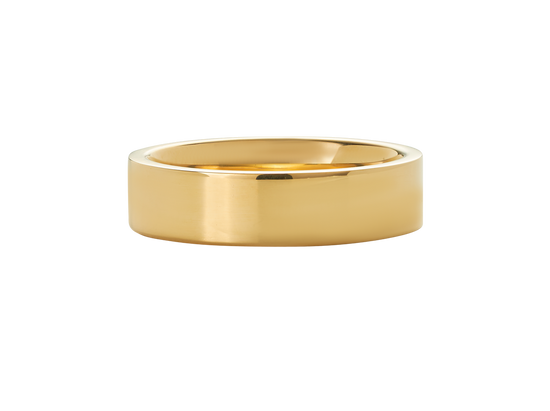 W.24 | Cigar Wedding Band in 18ct Gold