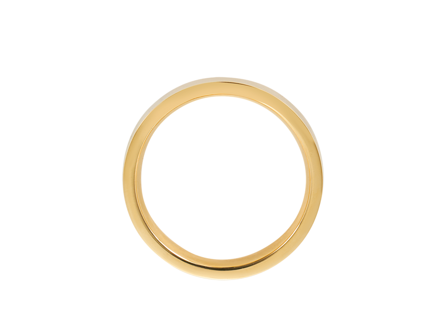 W.24 | Cigar Wedding Band in 18ct Gold