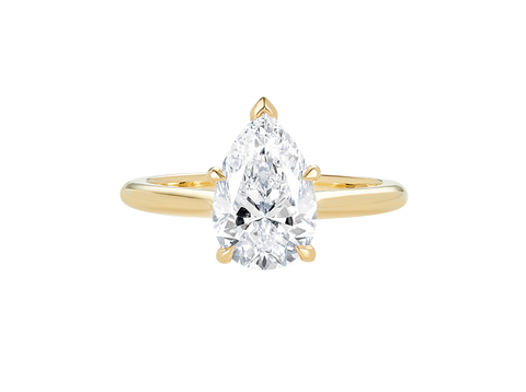 2.25ct Pear Cut Diamond Solitaire