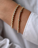 Graduated Diamond Bezel Set Bracelet