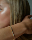 East-West Oval Diamond Tennis Bracelet