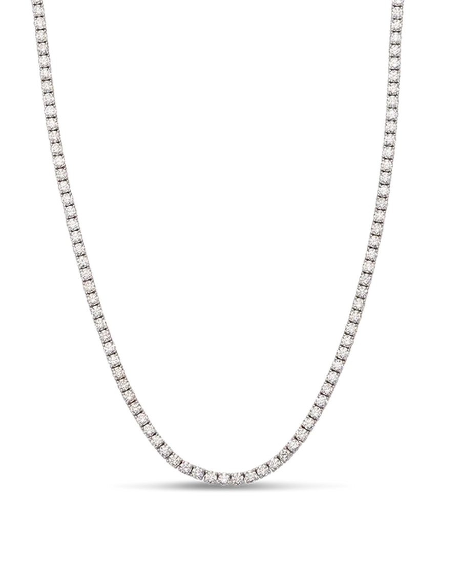 11ct Diamond Tennis Necklace in 18ct Gold