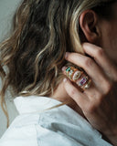 Marquise Champagne Diamond Signet