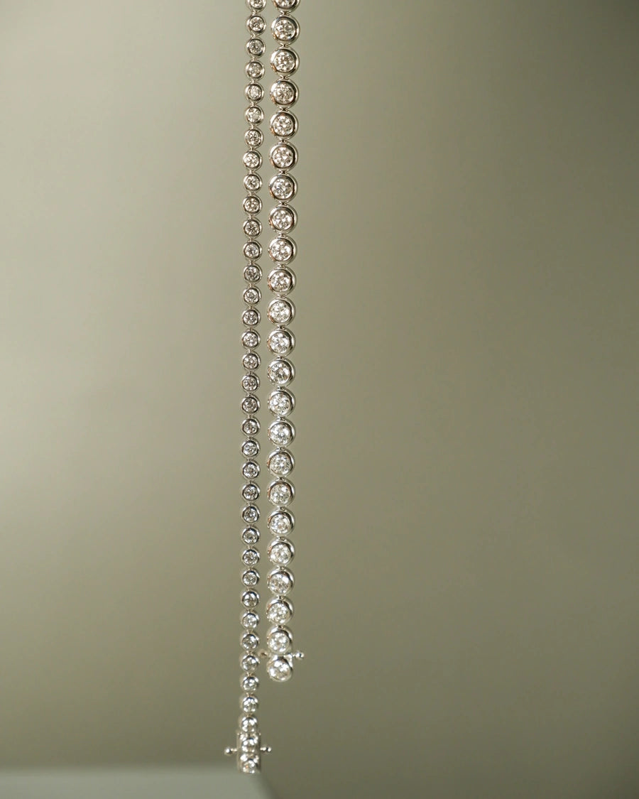 Classic Diamond Bezel Set Bracelet | Grand