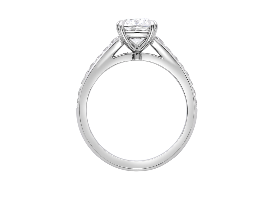 Side view of the AG.01 | 1.50ct Cushion Cut Diamond