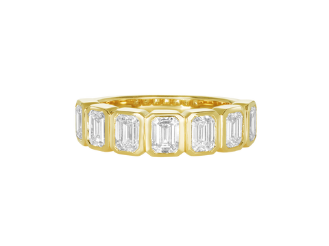 Bezel Set Eternity Band