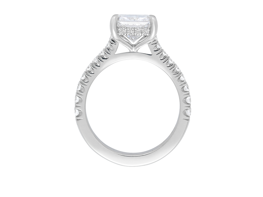 3ct Radiant Cut Diamond Engagement Ring