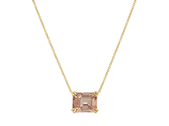Peach Tourmaline Pendant