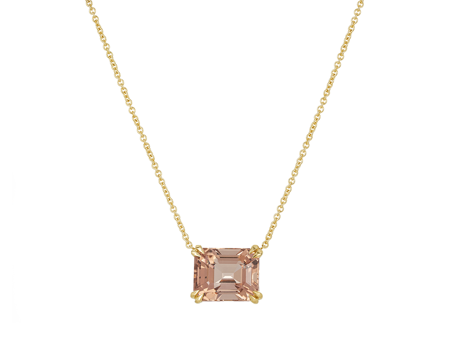 Peach Tourmaline Pendant