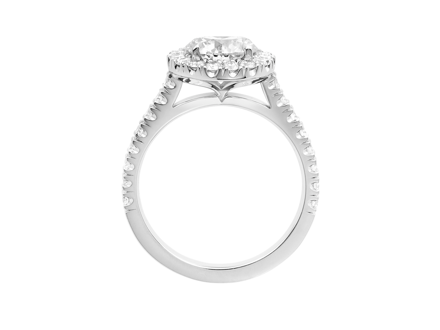 Round Brilliant Cut Diamond Halo
