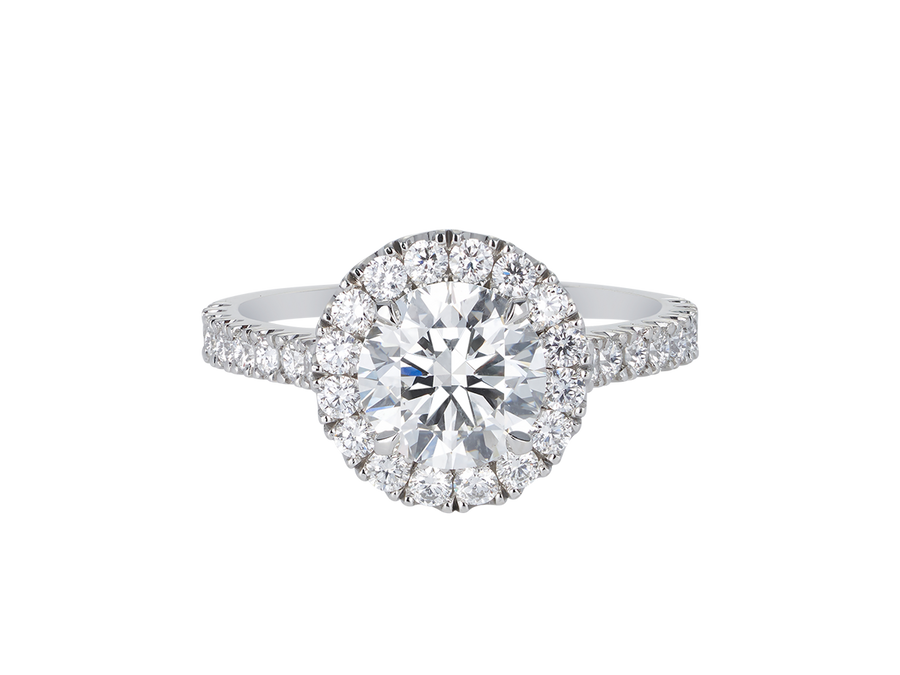 Round Brilliant Cut Diamond Halo