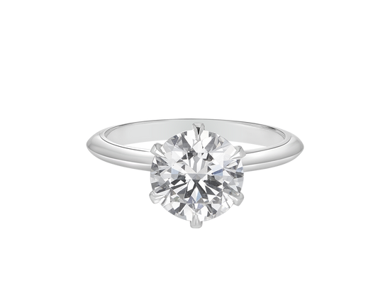 AG.05 | Round Brilliant Diamond Solitaire Engagement Ring