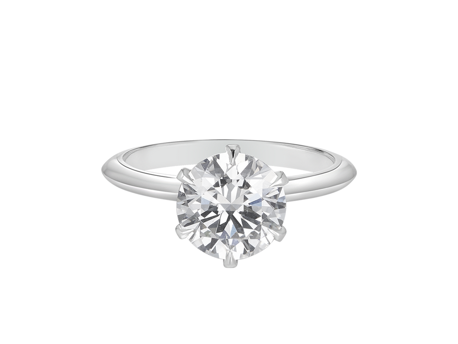 AG.05 | Round Brilliant Diamond Solitaire Engagement Ring