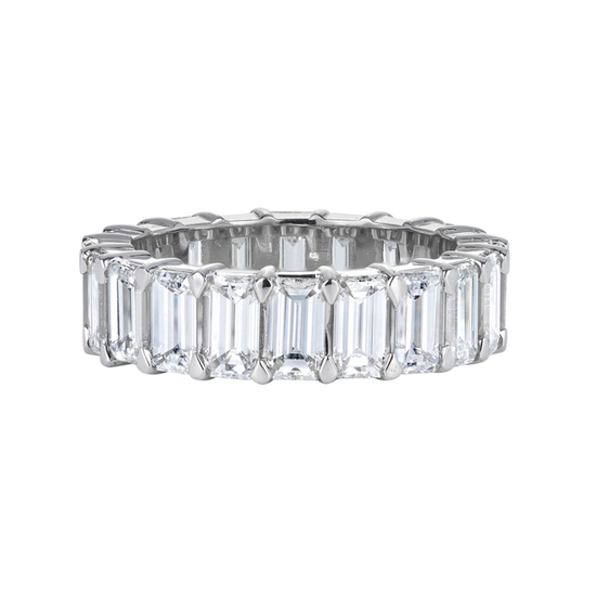 Emerald Cut Eternity Ring