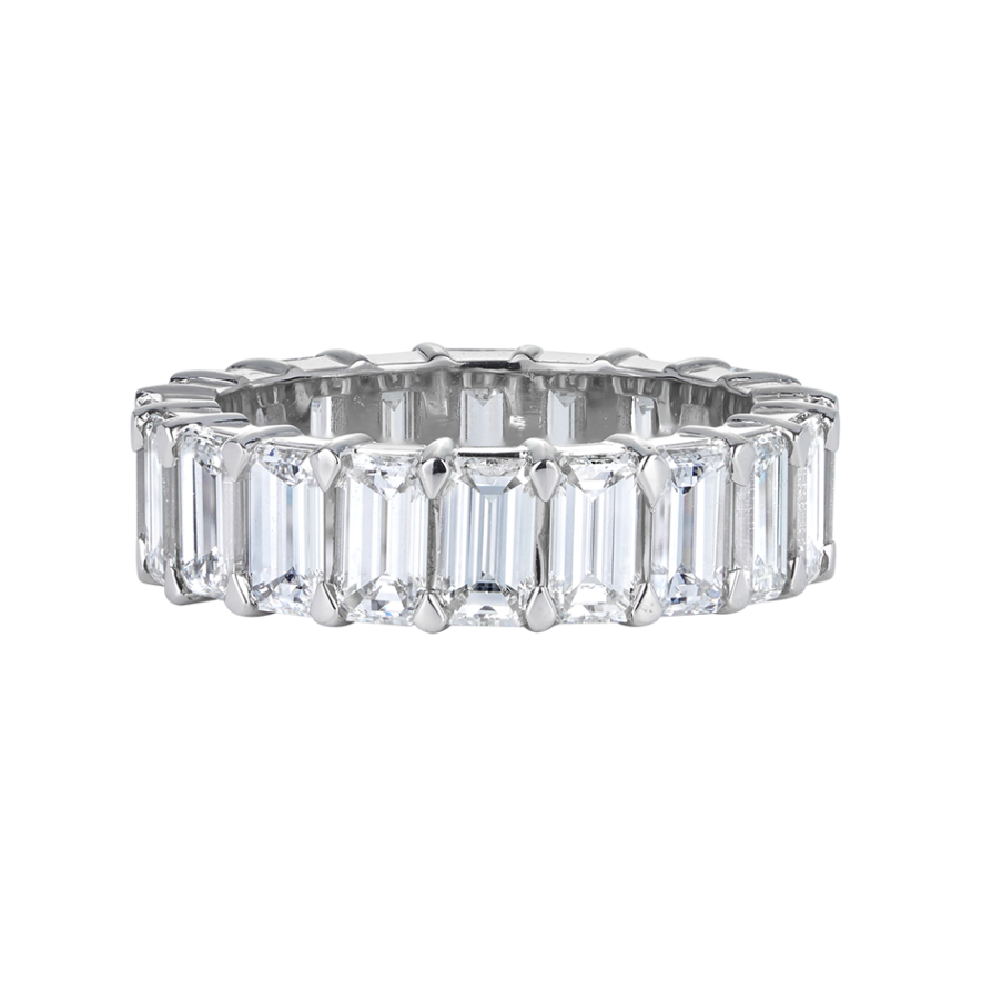 Emerald Cut Eternity Ring