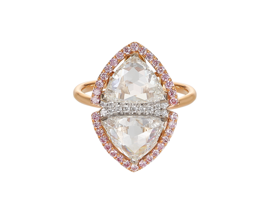 Rose Cut Diamond Ring