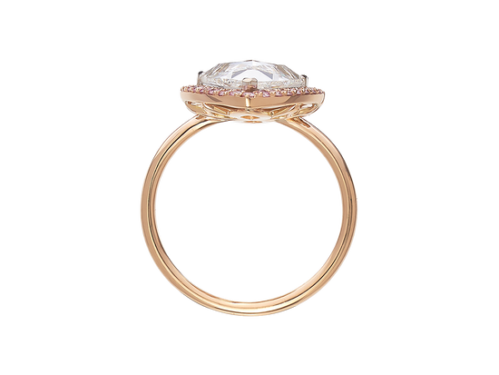 Rose Cut Diamond Ring