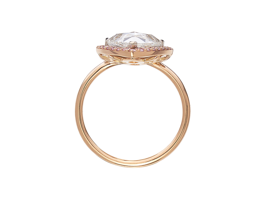 Rose Cut Diamond Ring