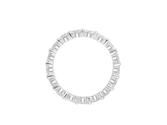 W.10 | Oval Cut Diamond Wedding Band
