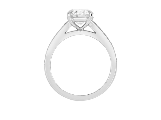 AG.01 | Round Brilliant Cut Diamond Engagement Ring