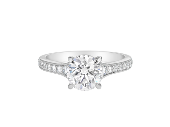 AG.01 | Round Brilliant Cut Diamond Engagement Ring