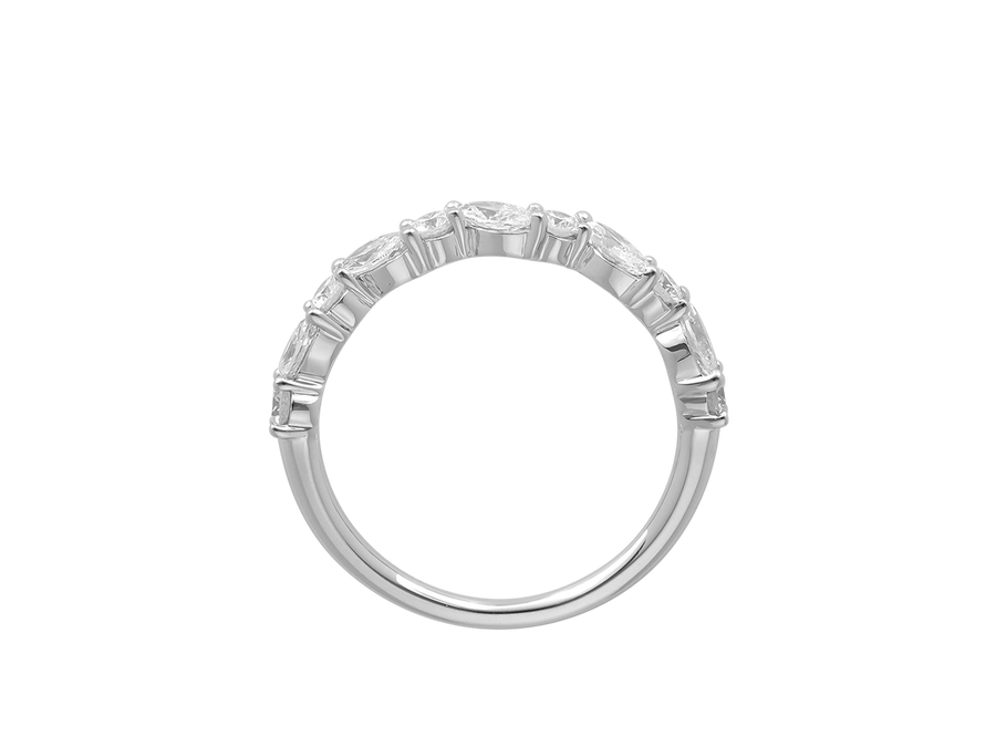 W.12 | Marquise and Round Diamond Wedding Band