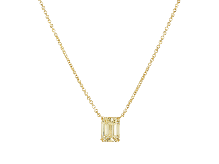 Yellow Sapphire Pendant