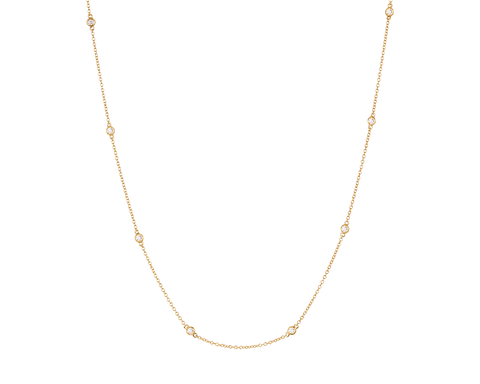 Diamond Chain Necklace | Yellow