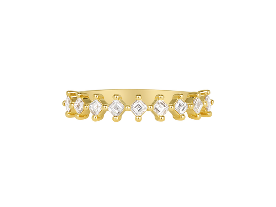 Y.05 | Carré Cut Diamond Wedding Band