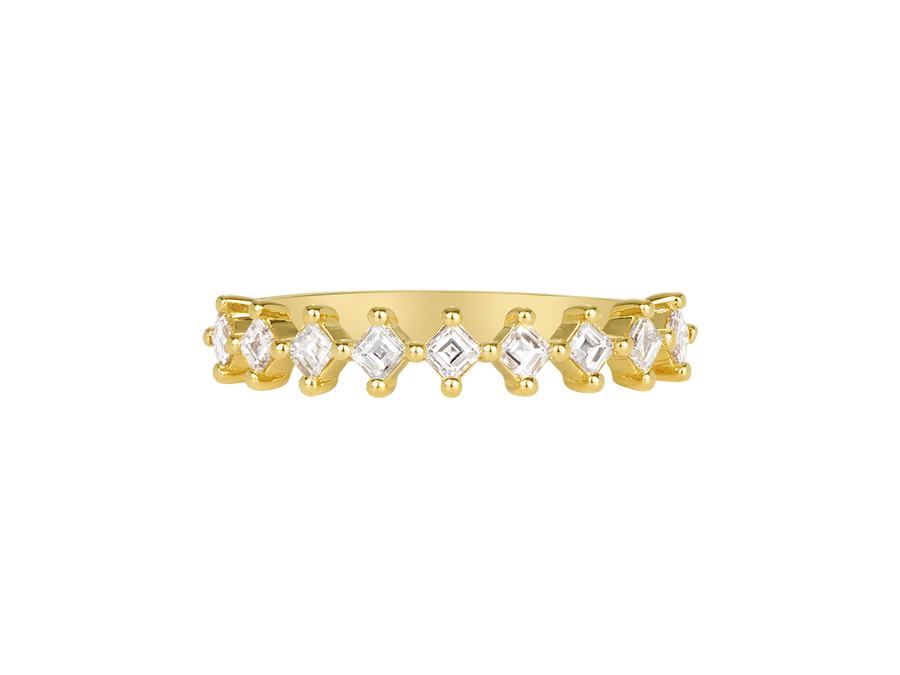Y.05 | Carré Cut Diamond Wedding Band