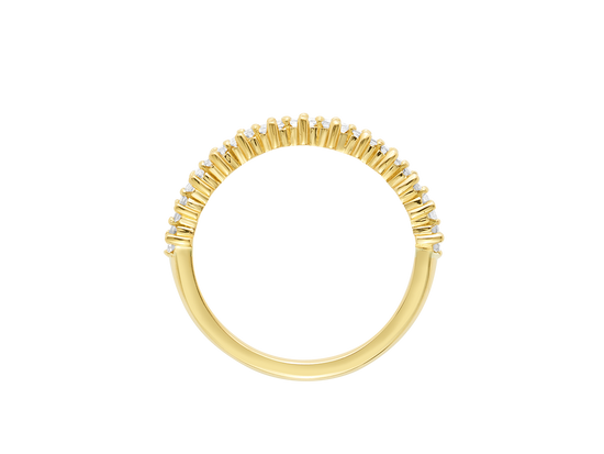 Y.06 | Carré Cut Diamond Wedding Band